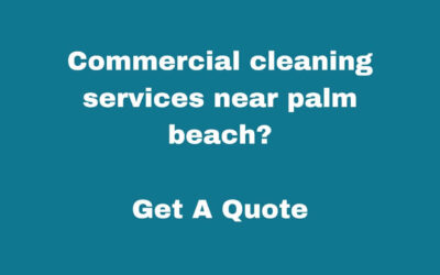 Commercial cleaning services