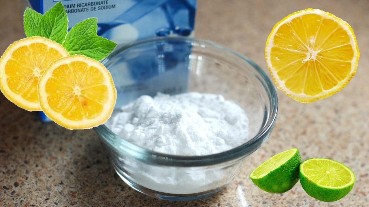 Cleaning with lemons and baking soda