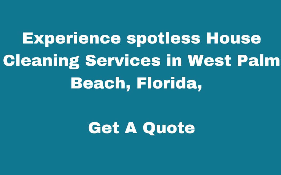 House Cleaning services