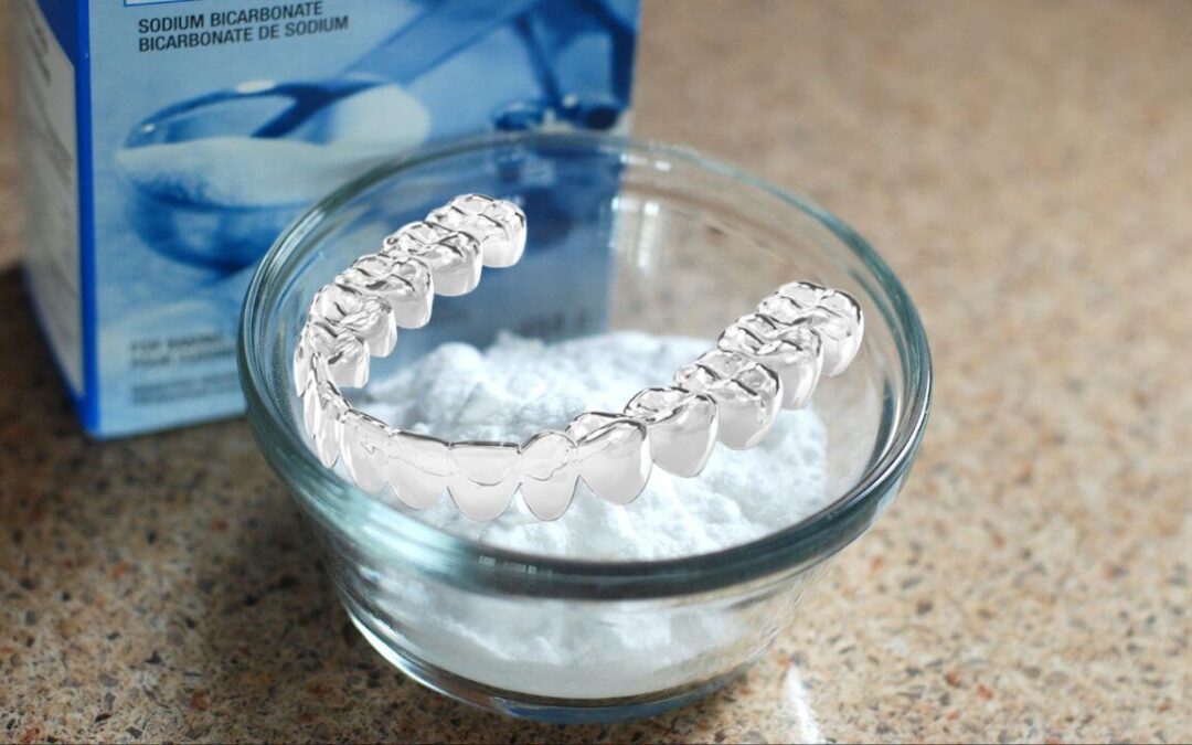 How to clean retainers with baking soda?