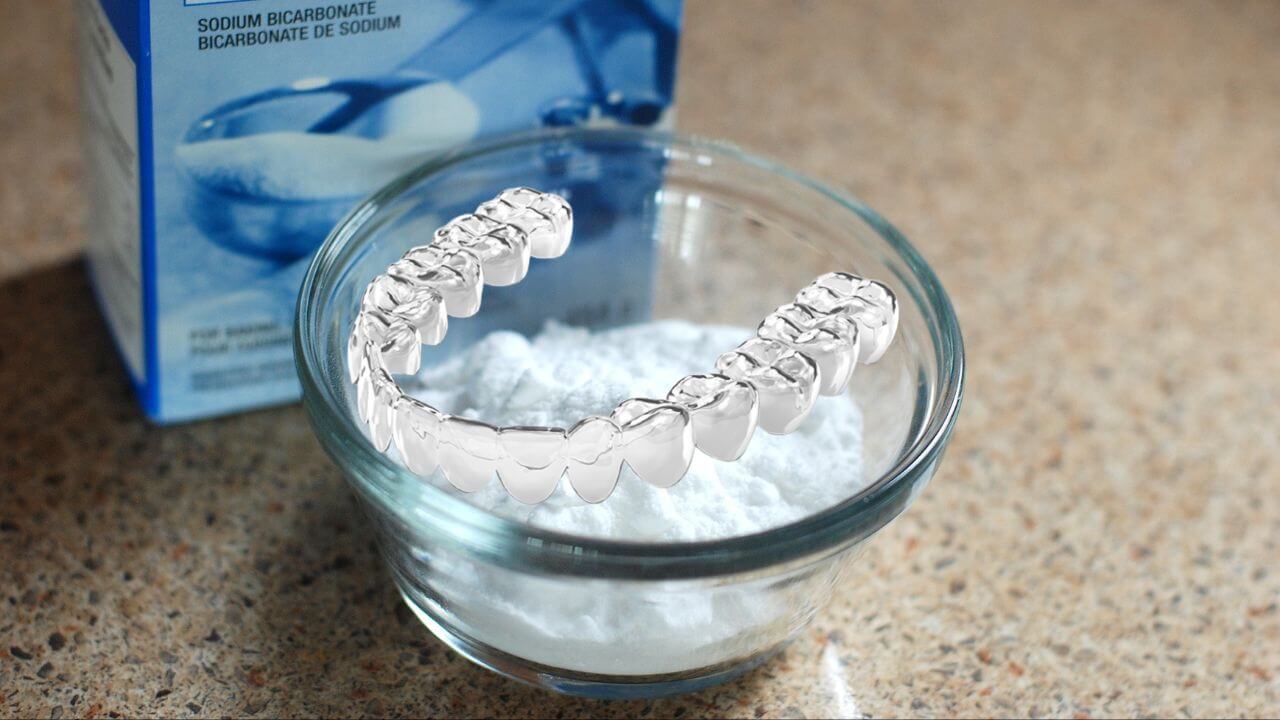 How to clean retainers with baking soda