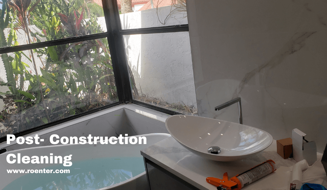 Post-construction cleaning company