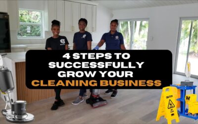 4 steps to successfully grow your cleaning business